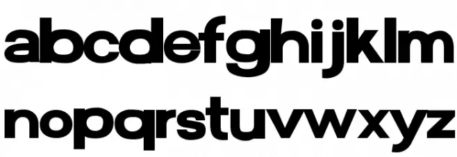 FunZone Two Bold Font LOWERCASE