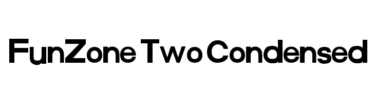 FunZone Two Condensed Font