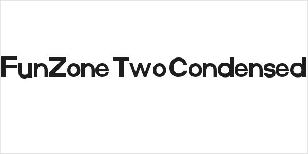 FunZone Two Condensed Logo