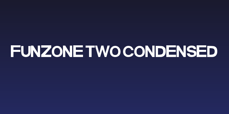 FunZone Two Condensed Social Header