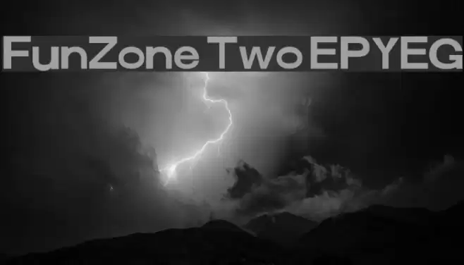 FunZone Two EPYEG Font examples