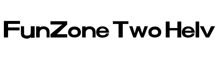 FunZone Two Helv  font caratteri gratis