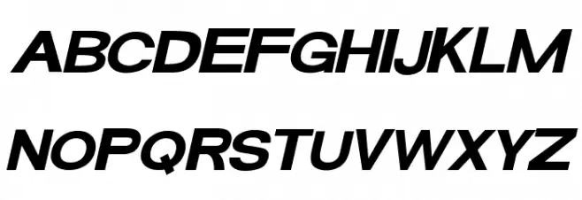 FunZone Two Italic Schriftart Groß