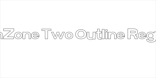 FunZone Two Outline Regular Logo