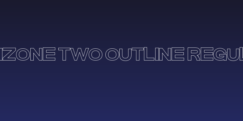 FunZone Two Outline Regular Social Header