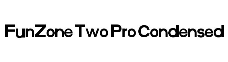 FunZone Two Pro Condensed Font