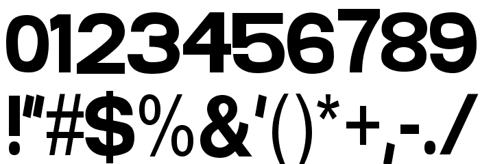 FunZone Two Pro Condensed Font OTHER CHARS