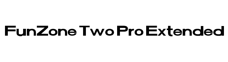 FunZone Two Pro Extended  les polices de caractères gratuit tlcharger
