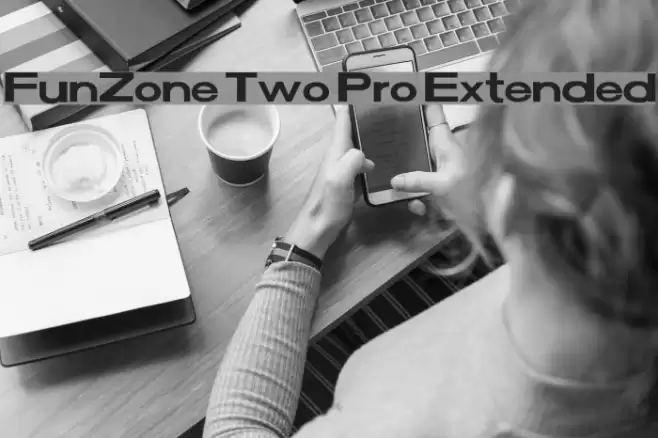 FunZone Two Pro Extended Font examples