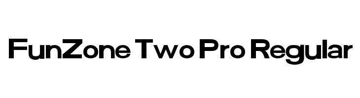 FunZone Two Pro Regular  Fuentes Gratis Descargar