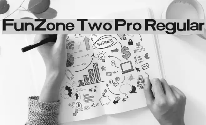 FunZone Two Pro Regular Font examples