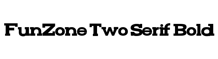 FunZone Two Serif Bold  Free Fonts Download