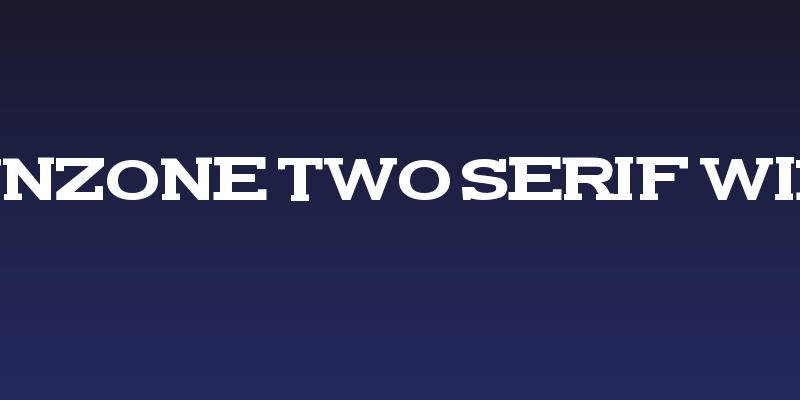 FunZone Two Serif Wide Social Header