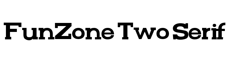 FunZone Two Serif  フリーフォントのダウンロード
