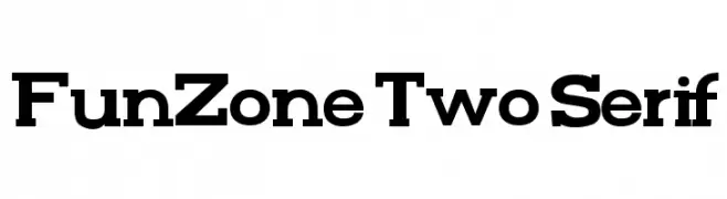 FunZone Two Serif  Fuentes Gratis Descargar