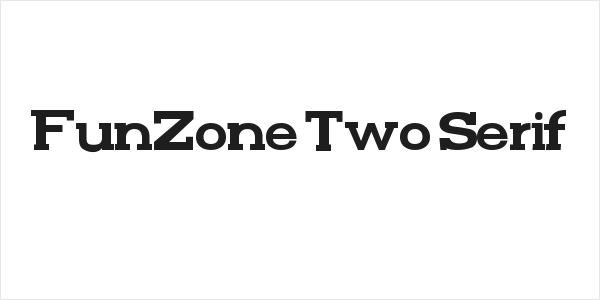 FunZone Two Serif Logo