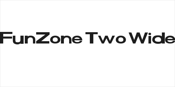 FunZone Two Wide Logo