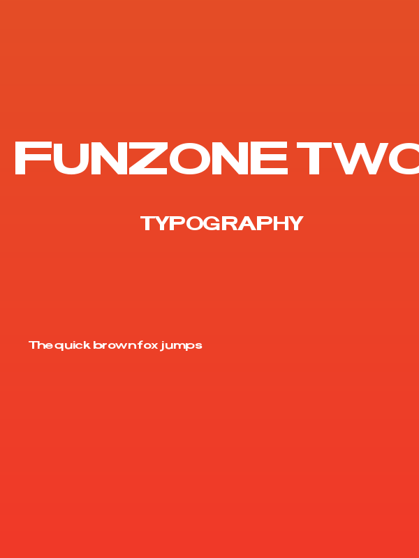 FunZone Two Wide Poster