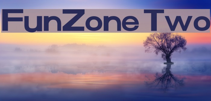 FunZone Two Font examples