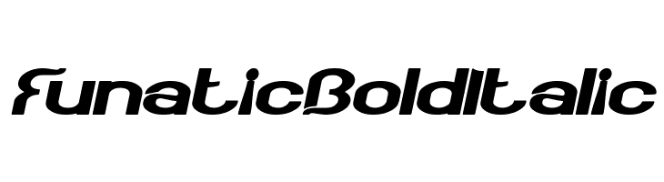 Funatic Bold Italic  Free Fonts Download