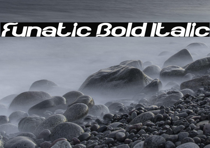 Funatic Bold Italic Example 1