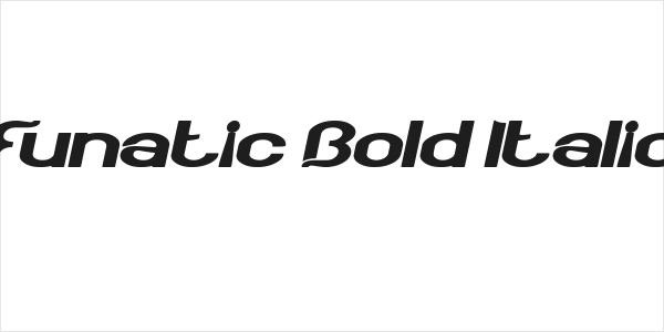 Funatic Bold Italic Logo