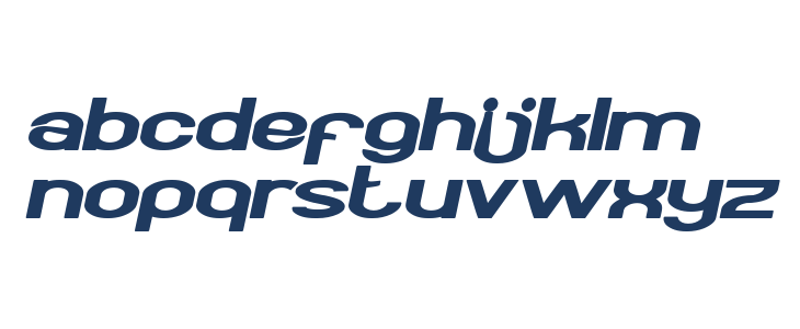 Funatic Bold Italic Lowercase