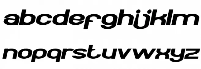 Funatic Bold Italic 字体 小写