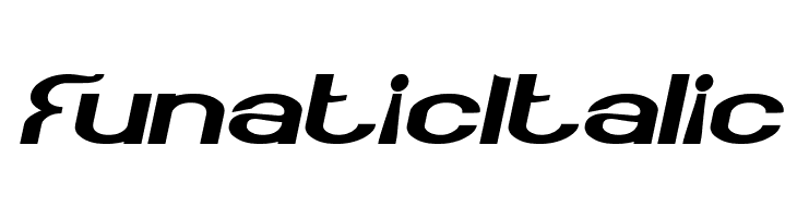 Funatic Italic  Скачать бесплатные шрифты