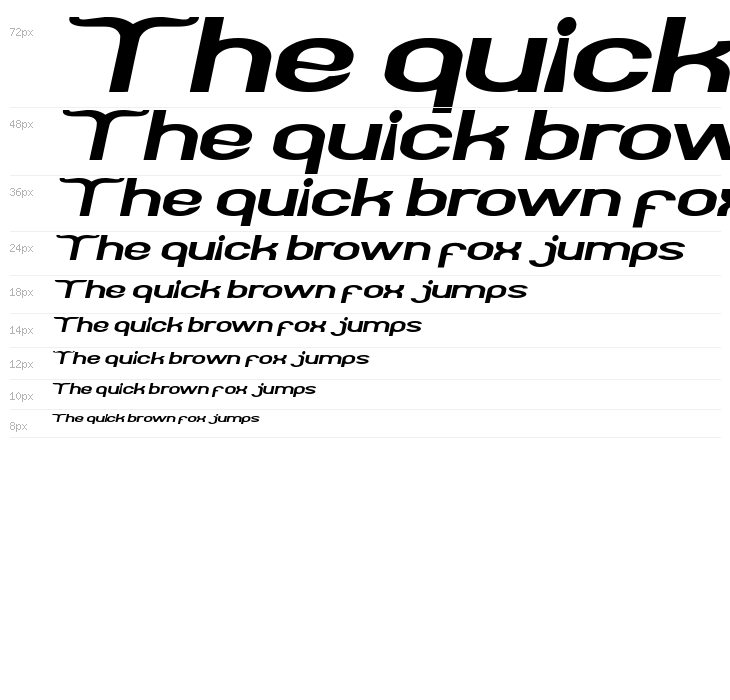 Funatic Italic Waterfall