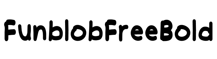 Funblob Free Bold Polices