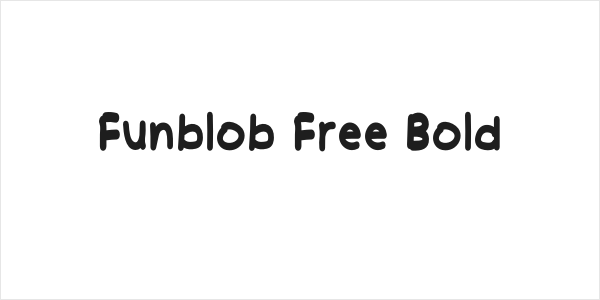 Funblob Free Bold Logo