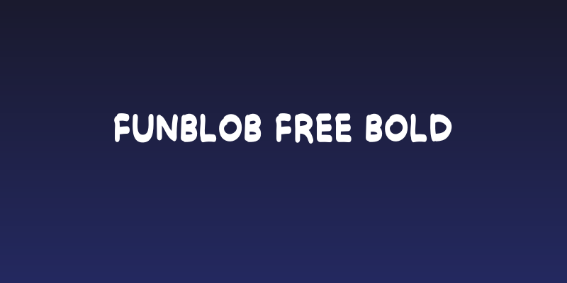 Funblob Free Bold Social Header