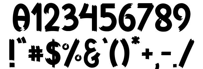 Funbold Font OTHER CHARS