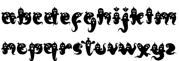 Funboo Font LOWERCASE