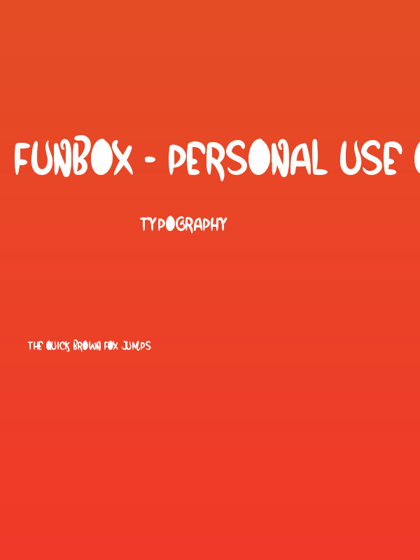 Funbox - Personal Use Only Poster