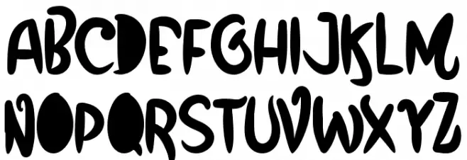 Funbox - Personal Use Only Schriftart Kleinbuchstaben