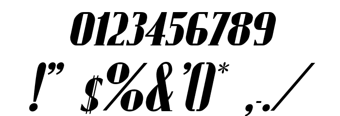 Fund Italic Font OTHER CHARS