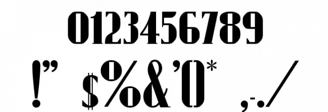 Fund Regular Font OTHER CHARS