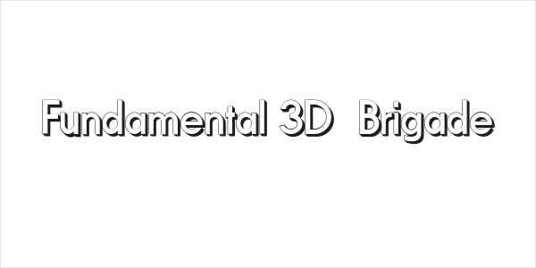 Fundamental 3D  Brigade Logo
