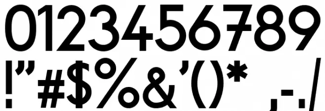 Fundamental  Brigade Regular Font OTHER CHARS