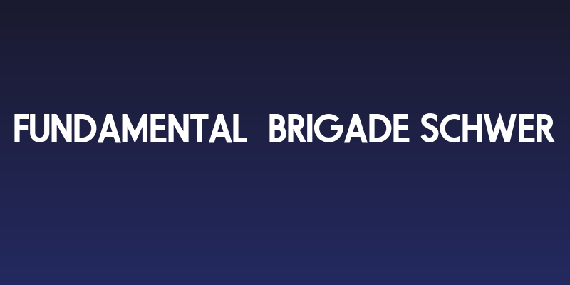 Fundamental  Brigade Schwer Social Header