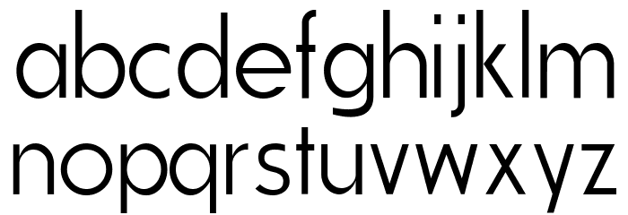 Fundamental Brigade Scvhlank Font LOWERCASE