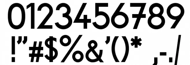 Fundamental  Brigade Font OTHER CHARS