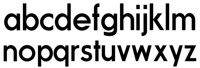 Fundamental Brigade Font LOWERCASE