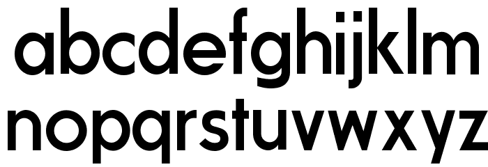 Fundamental Brigade Font LOWERCASE