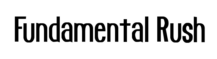 Fundamental Rush Font