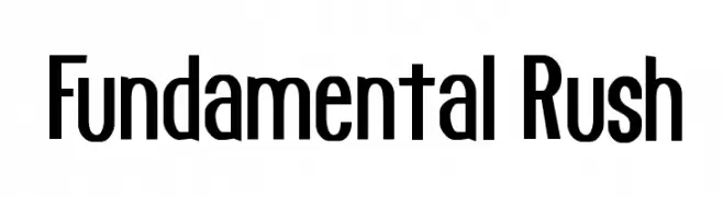 Fundamental Rush  Descarca Fonturi Gratis