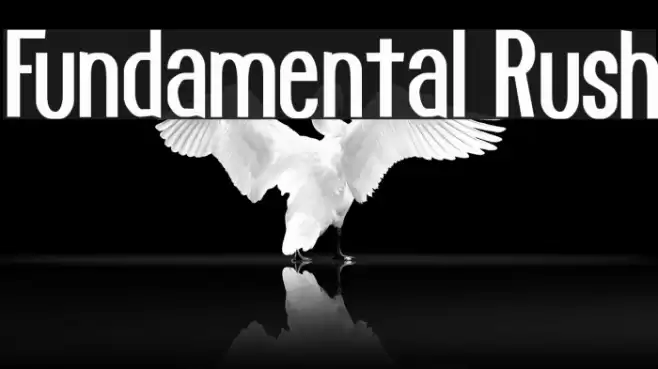 Fundamental Rush Font examples