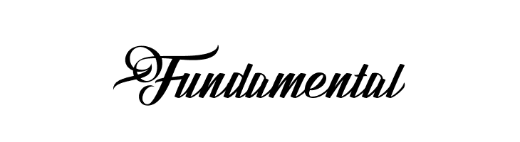 Fundamental  フリーフォントのダウンロード